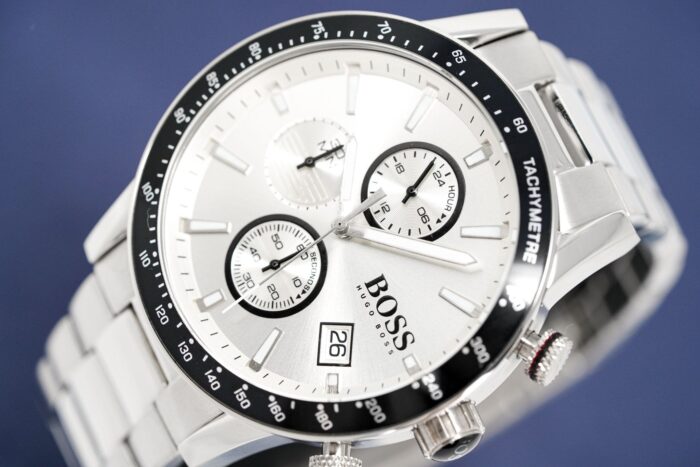 Hugo Boss Men's Watch Chronograph Rafale Silver - HB1513511 - Image 4